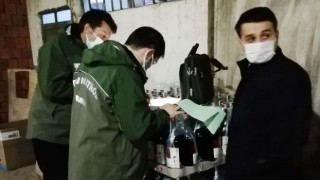 Bursa Nilüfer’de 10 bine yakın sahte içkiye el konuldu!