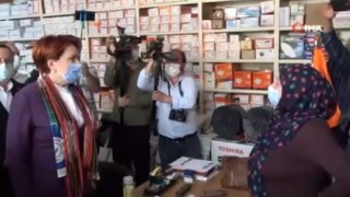 Rize'de Meral Akşener'e 'PKK' tepkisi