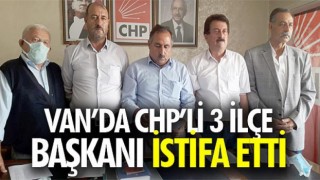 CHP'li 3 başkan görevden alındı, tepki gösteren 3 başkan da istifa etti