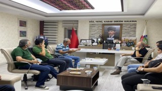 TKP heyeti, Tunceli Belediyesi'ni ziyaret etti