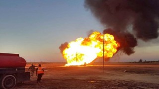 IŞİD, doğalgaz boru hattını havaya uçurdu