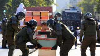 Şili'de arıcılar eylem düzenledi; yedi polis memurunu arı soktu