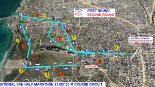 '1. Van Denizi Yarı Maratonu' yarın yapılıyor