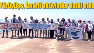 Van Gölü yürüyüşüne İzmirli aktivistler de dahil oldu