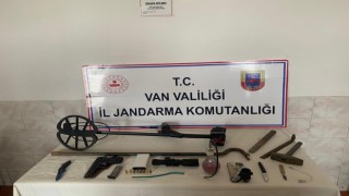 Van'da ruhsatsız kazı yapan 3 kişi gözaltına alındı