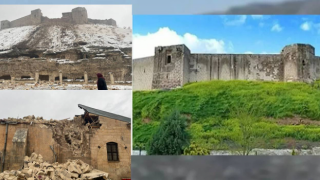 Depremde tarihi Gaziantep Kalesi de yıkıldı