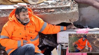 Enkaz altındaki kızının elini bırakmayan baba konuştu: Çıplak ellerimle kazmaya çalıştım ama onu çıkaramadım