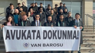 Van'da avukata saldırı kınandı; "Avukata dokunma!"