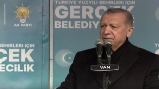 Erdoğan Van'da konuştu