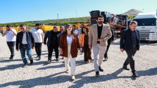 VBB şantiyesi saatte 240 ton asfalt üretiyor