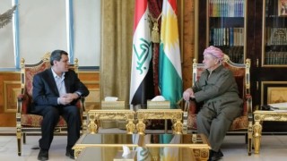 Mesud Barzani ile Mazlum Abdi Erbil'de görüştü