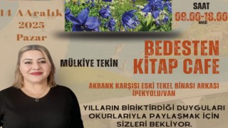 Mülkiye Tekin, okurlarıyla buluşuyor