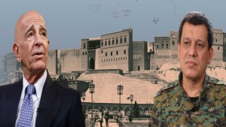 Mazlum Abdi ve Tom Barrack, Erbil'de