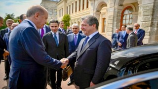 Mesrur Barzani ile Erdoğan İstanbul'da görüştü