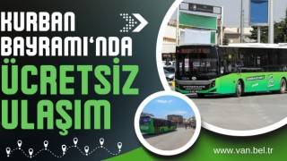 Van'da ulaşım ücretsiz olacak