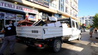 İpekyolu’nda kaldırım işgallerine Zabıta müdahalesi