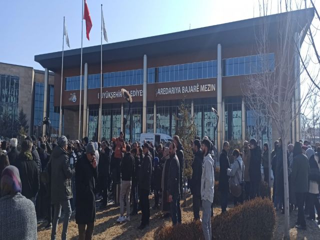 Abdullah Zeydan'a verilen ceza protesto ediliyor (VİDEO)